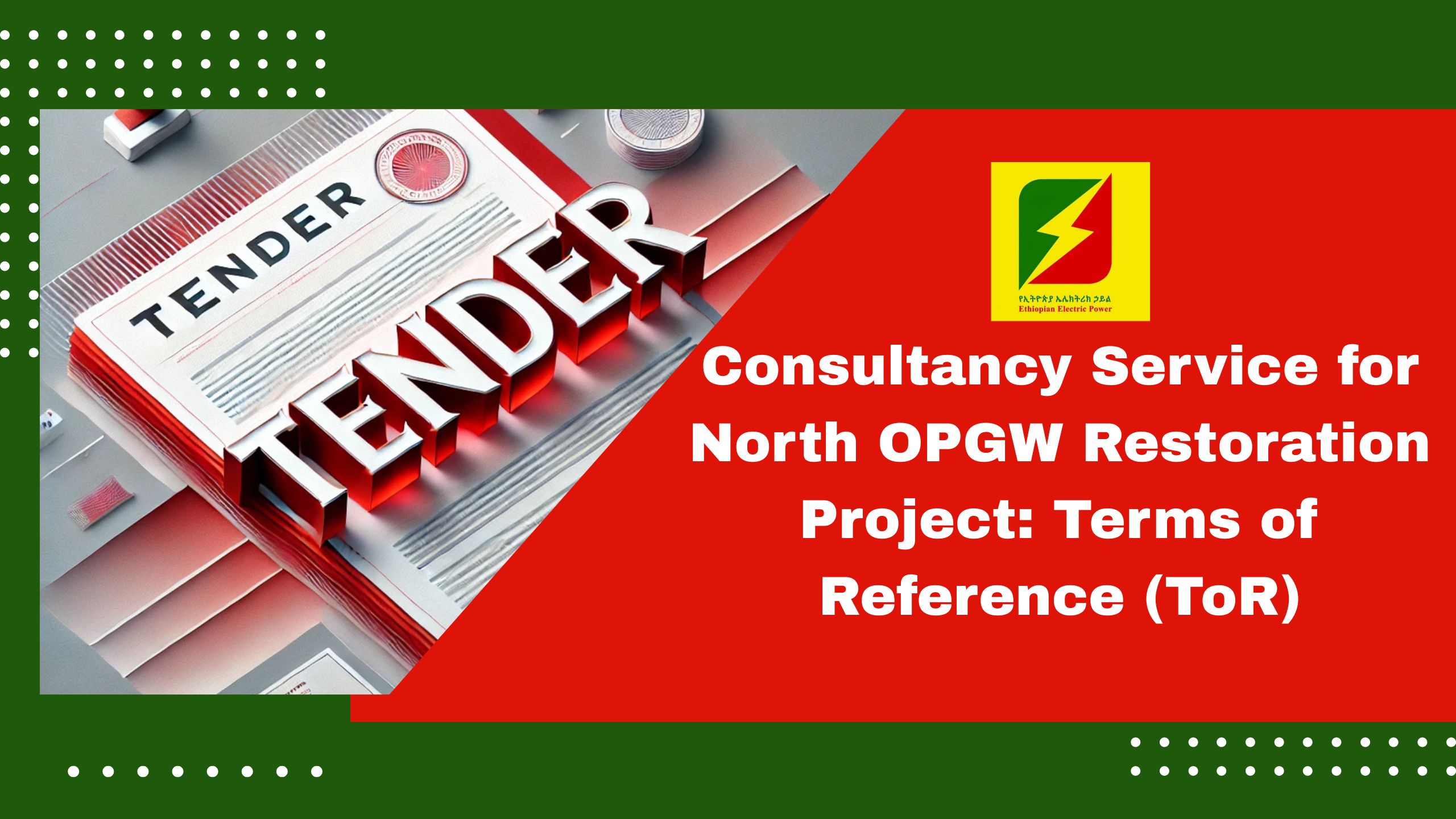 Consultancy Service for North OPGW Restoration Project: Terms of Reference (ToR)