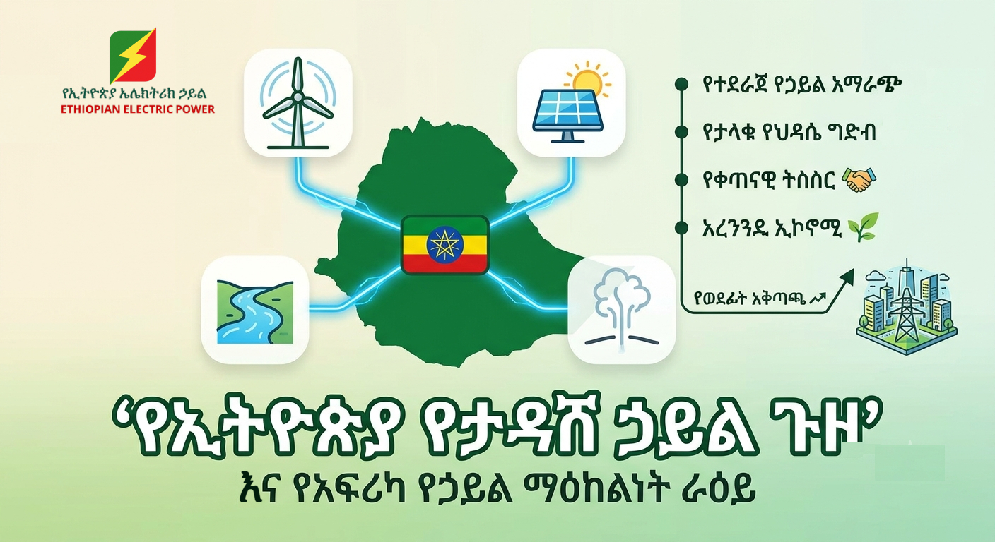 የኢትዮጵያ የታዳሽ ኃይል ጉዞ እና የአፍሪካ የኃይል ማዕከልነት ራዕይ