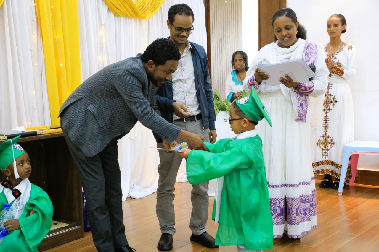 ማዕከሉ የቆይታ ጊዜያቸውን ያጠናቀቁ ህፃናትን ወደ ቅድመ-መደበኛ ትምህርት ሸኝቷል